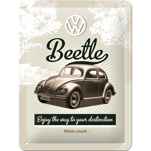 VW Beetle - kleines Schild